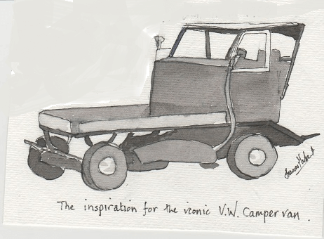 The Inspiration for the iconic VW Campervan