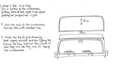 01 How to draw Dora 1