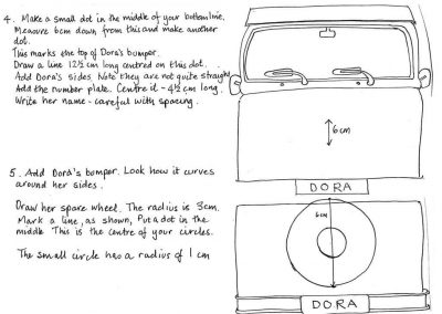 02 How to draw Dora 2