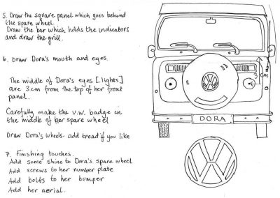 03 How to draw Dora 3